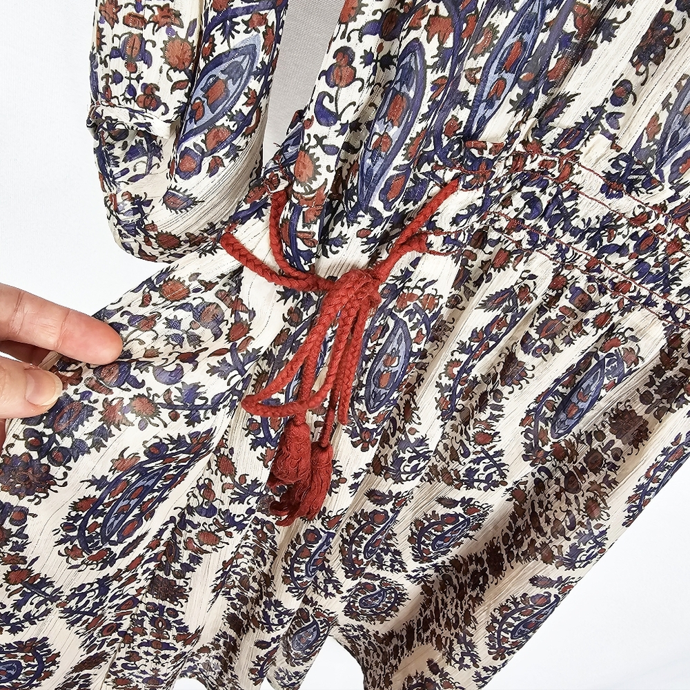 Anthropologie Floreat Zharah Peasant Dress - Picture 6 of 8